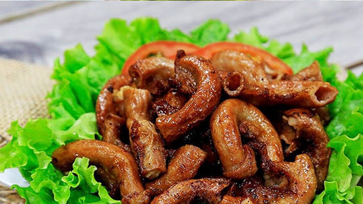 Lòng rán: Món ăn độc đáo, tinh hoa ẩm thực đường phố Hà Nội