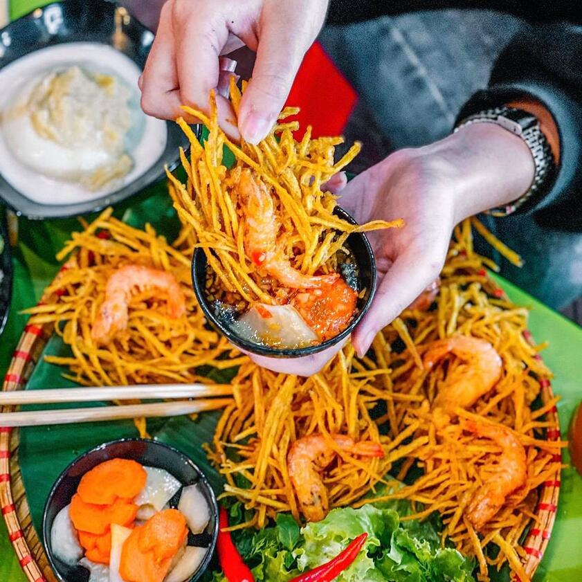 Công thức làm bánh tôm hồ tây thơm ngon, giòn rụm