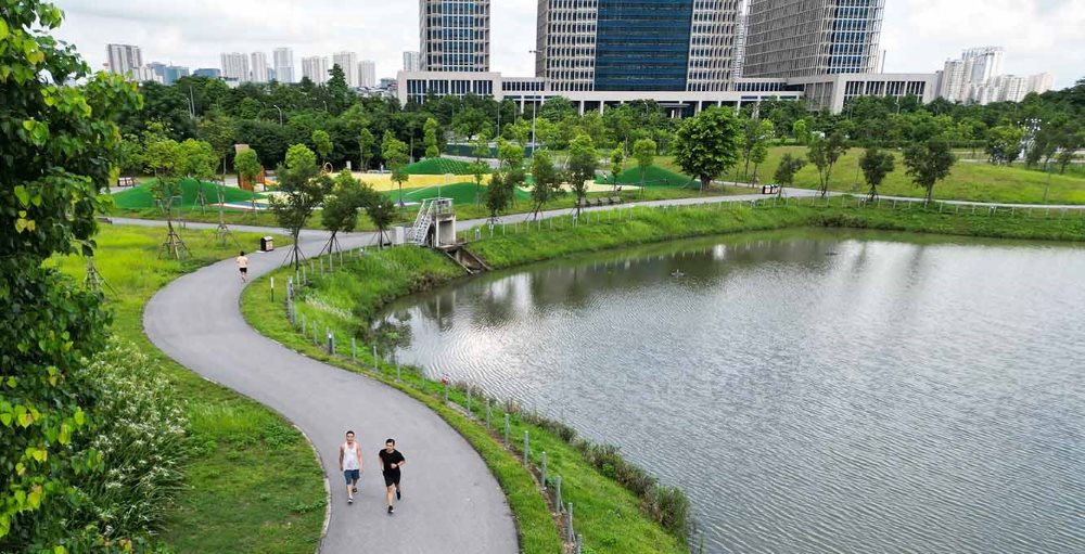 Công viên Mễ Trì – Hành trình khám phá thiên nhiên xanh giữa lòng Hà Nội
