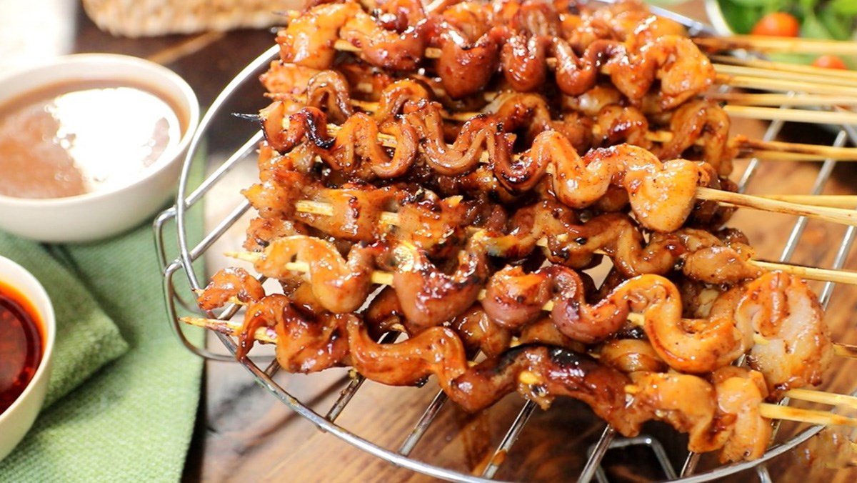 Lòng nướng: Đặc sản níu chân thực khách Hà Thành