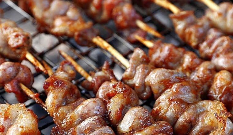 Lòng nướng: Đặc sản níu chân thực khách Hà Thành