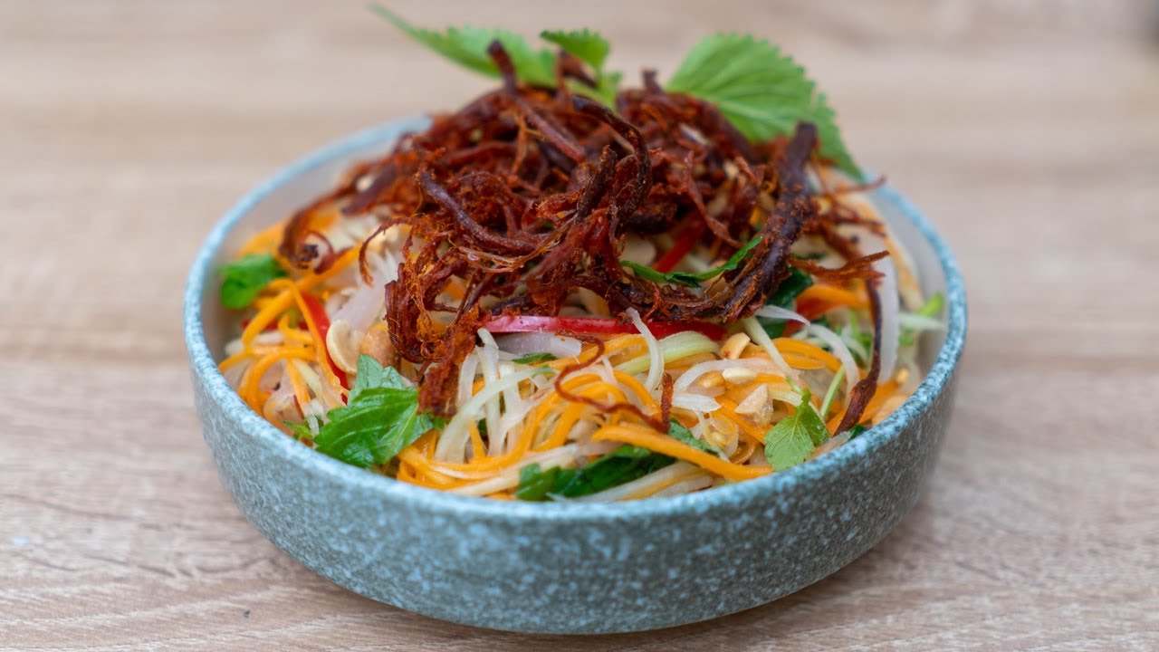 Nộm bò khô: Đặc sản “gây thương nhớ” giữa lòng Hà Nội